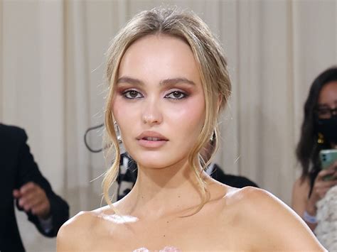 lily rose depp nipple|Lily Rose Depp poses topless and flashes her assets in a sheer top.